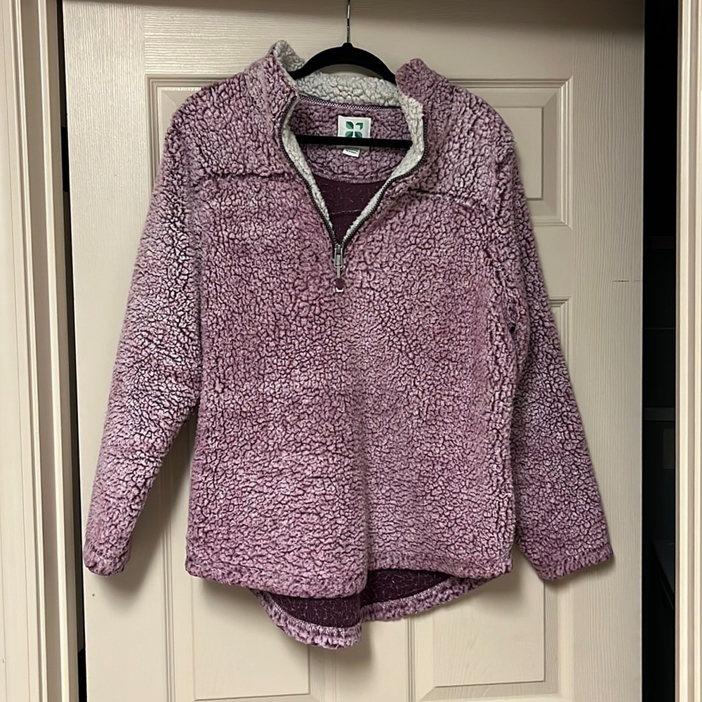 Maroon Sherpa Jacket